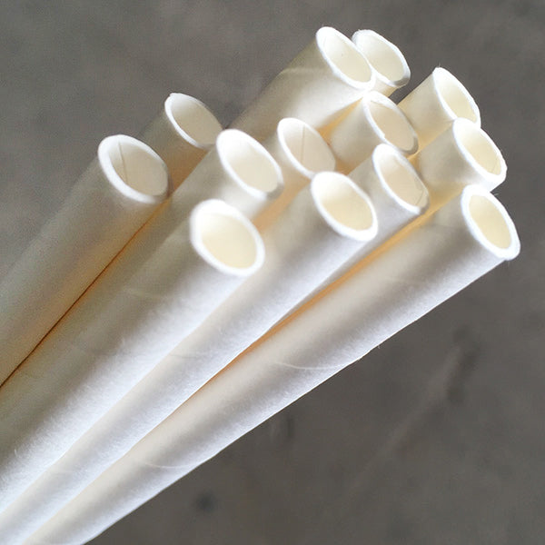 Eco Paper Straw - Jumbo White