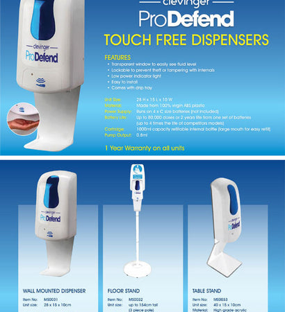 ProDefend Touch Free Dispenser