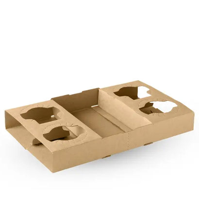 B-CC-2-4-PAPER Biopak 2 & 4 Cup Paper Tray