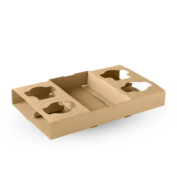 B-CC-2-4-PAPER Biopak 2 & 4 Cup Paper Tray