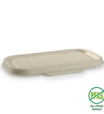 B-LBL-N-PF Biopak 750 & 1,000ml Natural Plant Fibre Takeaway Lid