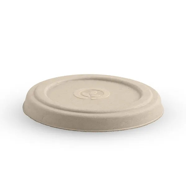 B-SCL-90/120-N Biopak 90ml & 120ml Natural Plant Fibre Sauce Cup Lid
