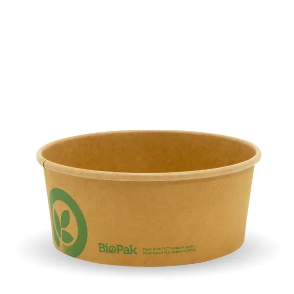 BB-BL-MEDIUM Biopak 750ml Medium Kraft BioBowl