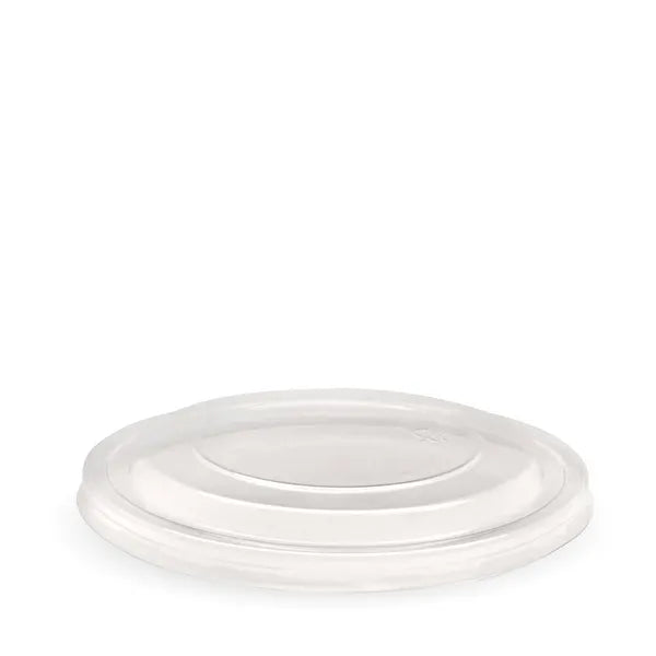 BB-BLL-148-PLA Biopak 500-1,000ml BioBowl Lid PLA