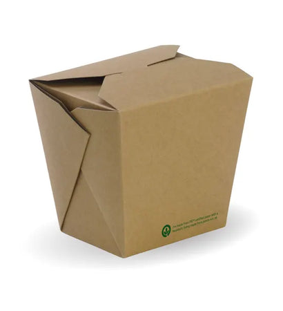 BB-NB-32 Biopak 960ml / 32oz BioBoard Noodle Box