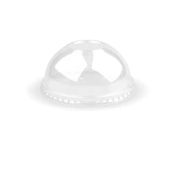 BCL-90C-PLA(D) Biopak 90mm PLA Clear Dome Cold Paper BioCup