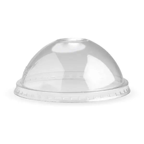 C-121-D Biopak 240-960ml Clear BioBowl Dome Lid