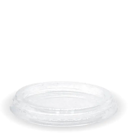 C-76F Biopak 60-280ml Flat Clear BioCup Lid