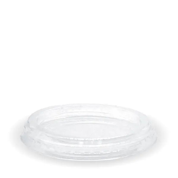 C-76F Biopak 60-280ml Flat Clear BioCup Lid