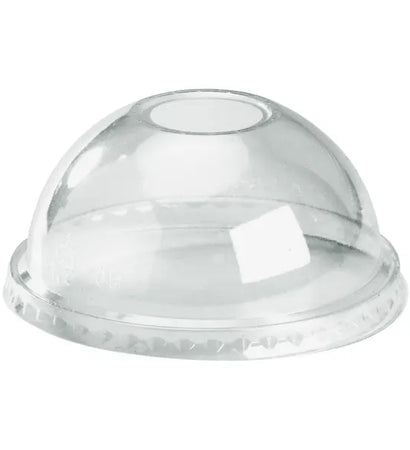 C-96D(B) Biopak Dome 22mm Hole Clear BioCup Lid