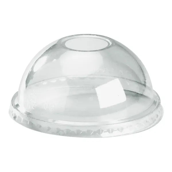 C-96D(B) Biopak Dome 22mm Hole Clear BioCup Lid