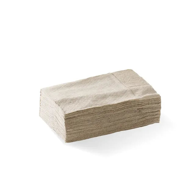 L-CDN-N Biopak D-Fold Compact 1-Ply Natural Dispenser BioNapkin