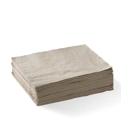 L-LN1/4-2PN Biopak 2-Ply 1/4 Fold Natural Lunch BioNapkin