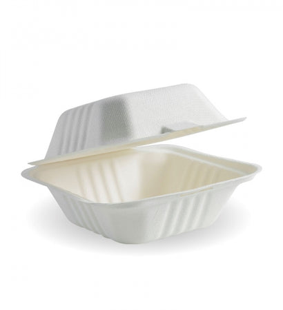 B-HL-66 White Biocane Clam 6x6