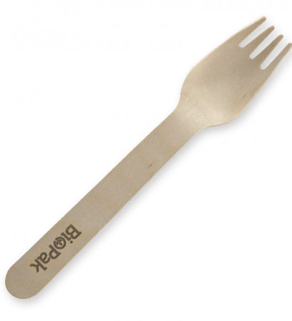 HY-16F Biopak Wood Fork 16cm
