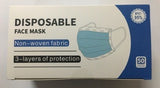 3 Layer Disposable Face Mask - Pack 50